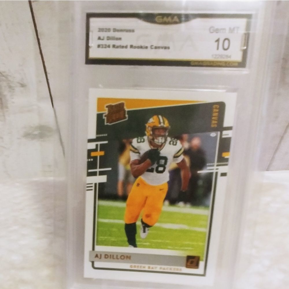 2020 Donruss AJ Dillon NFL GMA 10